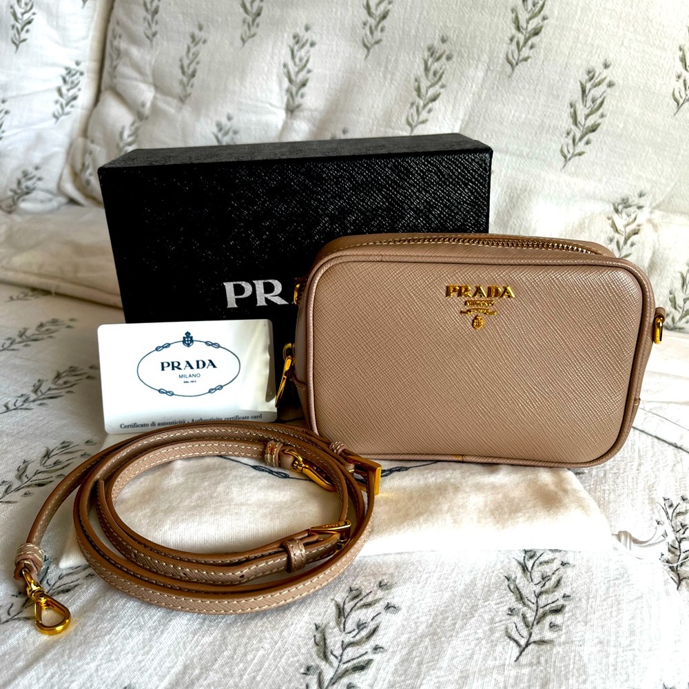 Prada Saffiano Small Camera Bag